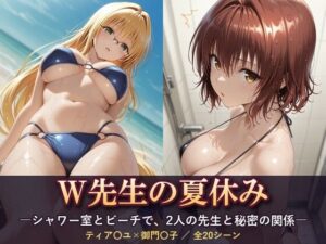 W先生の夏休み ―シャワー室とビーチで、2人の先生と秘密の関係―の評価・感想｜学園もの系同人誌レビュー【2026年】
