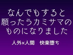 なんでもすると願ったら、カミサマのものになりました（はーと）の評価・感想｜ファンタジー系同人誌レビュー【2026年】