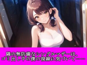 隣の無防備なシングルマザーは、ゴミ出し中の僕の視線に気づいて……の評価・感想|ノベル系同人誌レビュー【2026年】