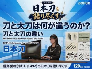 パンチラガチャ★霧島 愛唯（きりしま めい）『日本刀を語り尽くす』第1章-まず「日本刀とは何か」を知る（003-刀と太刀は何が違うのか？） レビュー