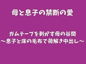 引っ越し作業でガムテープを剥がす母の谷間〜息子と床の毛布で荷解き中出し〜 レビュー・感想【サンプルあり】