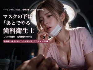 マスクの下は「あとでやる」歯科衛生士〜伸びたTシャツの巨乳と唇フェラ、朝まで中出し〜 レビュー・感想【サンプルあり】